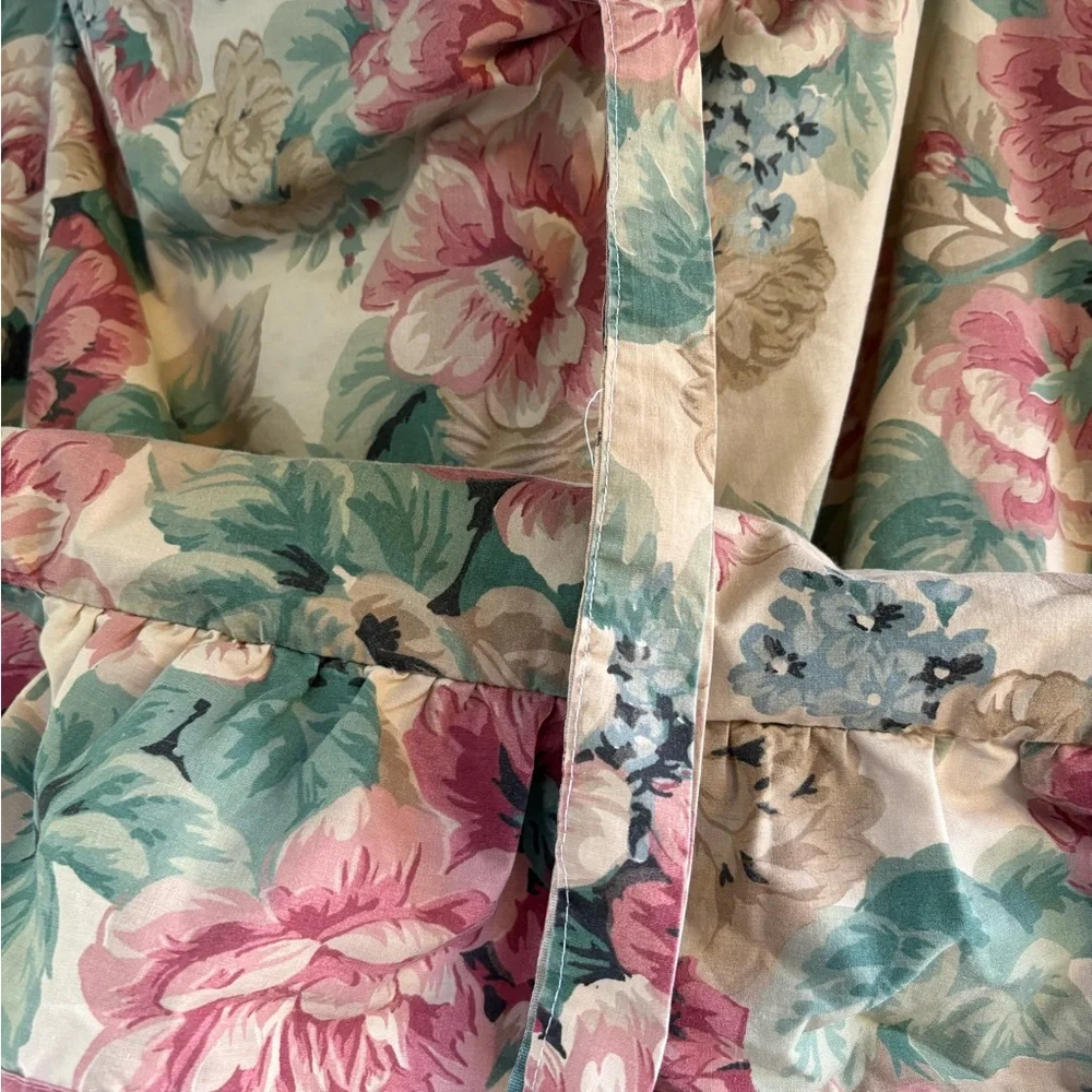 Vintage Springmaid Cottagecore 🌹English Country Garden Floral King Duvet Cover